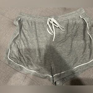 Gray sleep shorts
